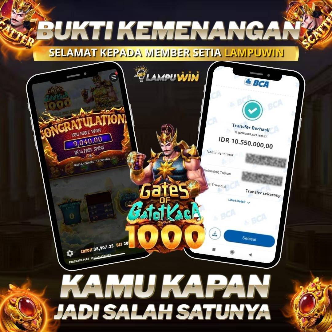 lampuwinofc's tweet image. INFO BUKTI MEMBER WITHDRAW DI SEPUTAR GAME EXCLUSIVE HARI INI.
BURUAN LOGIN DAN JANGAN LEWATI KESEMPATAN JACKPOT AKUN MU DI LAMPUWIN.

MANA TAU GILIRAN KAMU SEKARANG

LINK DI BIO !! #slotgacorterbaru #slot #slotgacorhoki #mahjongways #gatotkaca1000