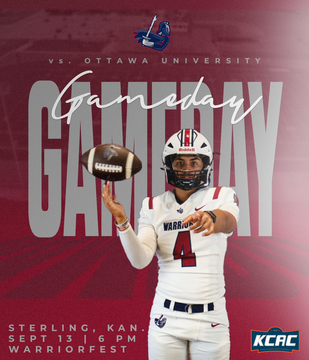 SterlingCSports's tweet photo. ‼GAMEDAY‼

You know what day it is!! GAMEDAY!! Come out, support &amp; enjoy all the fun Warriorfest has to offer. Or be a bum &amp; follow along with the links below.

⏰6PM
📍Sterling, Kan.
📺https://t.co/VzXJFW6EUF
📊https://t.co/GMaPA2yKDD

#SwordsUp @SCWarriorFB https://t.co/AVnVzbAWiZ