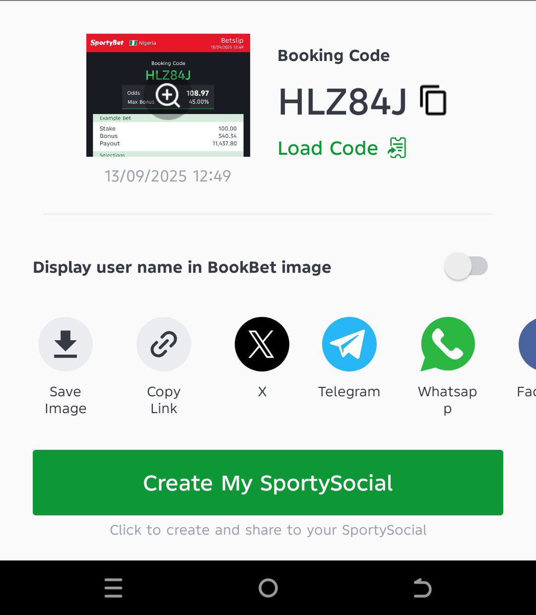 HLZ84J👉🏻 90 ODDS
P6PEK1 👉🏻 15 ODDS