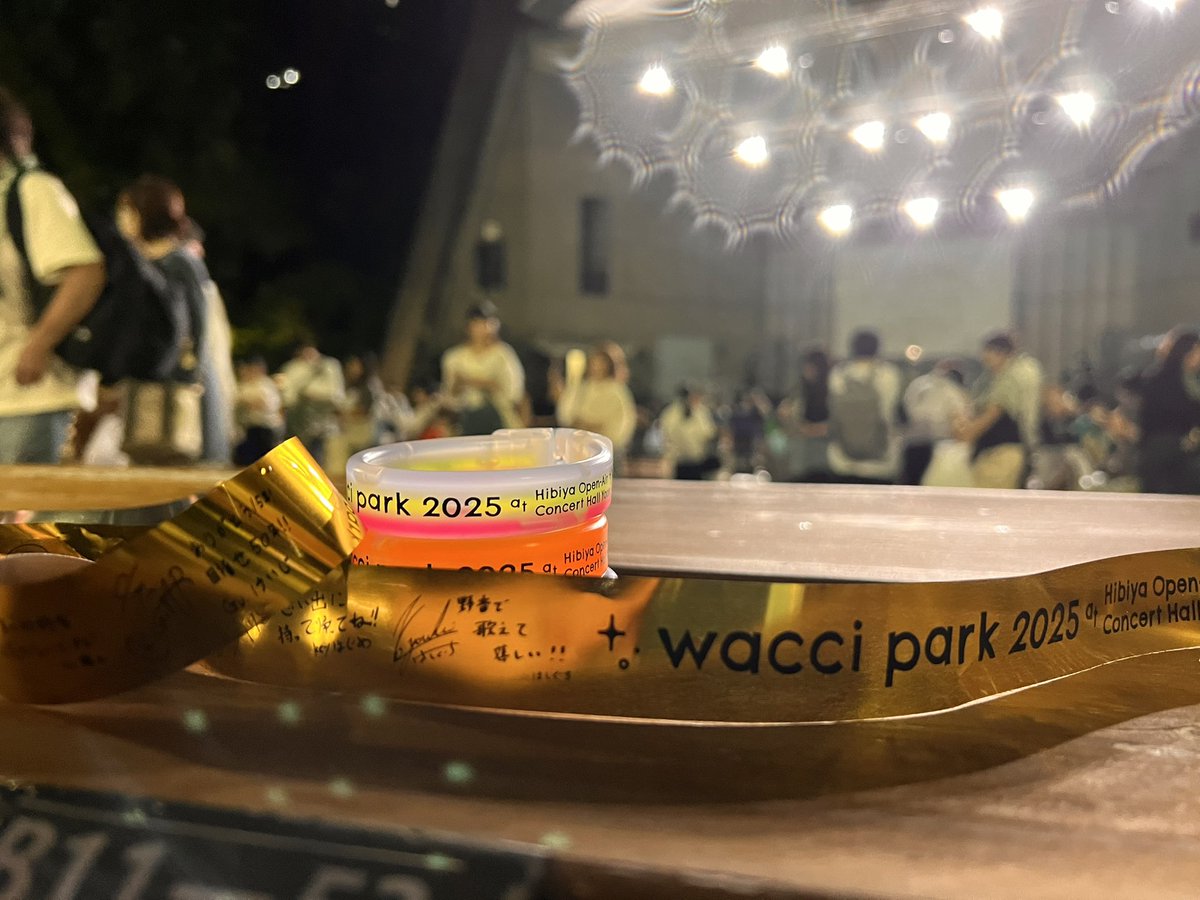 #waccipark2025 セトリ
【本編】
泣きっ面
大丈夫
晴れるから
東京ドリーム
空に笑えば
別の人の彼女になったよ
ピント
どんな小さな
恋だろ
まばたき
風
少年
正義と悪
Ah!Oh!
フレンズ
最上級
あなたの隣で
東京
【Enc】
彼女じゃなくなるのに（新曲）
宝物