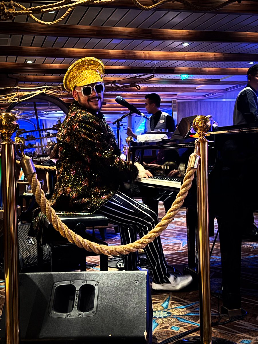 Elton might is always a blast! #cruiseshipentertainer