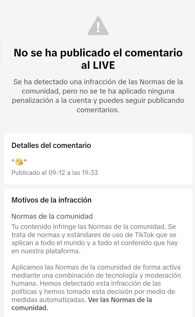 Kymyta 🇮🇨 (@_kymy_) on Twitter photo Es curioso como en <a href="/TikTok_ES/">TikTok España</a> 😘<- no lo puedo poner, pero esto->🖕🏼 si.
Esperando a ver si me contesta alguien que no sea un mensaje automático. Es curioso como en <a href="/TikTok_ES/">TikTok España</a> 😘<- no lo puedo poner, pero esto->🖕🏼 si.
Esperando a ver si me contesta alguien que no sea un mensaje automático.