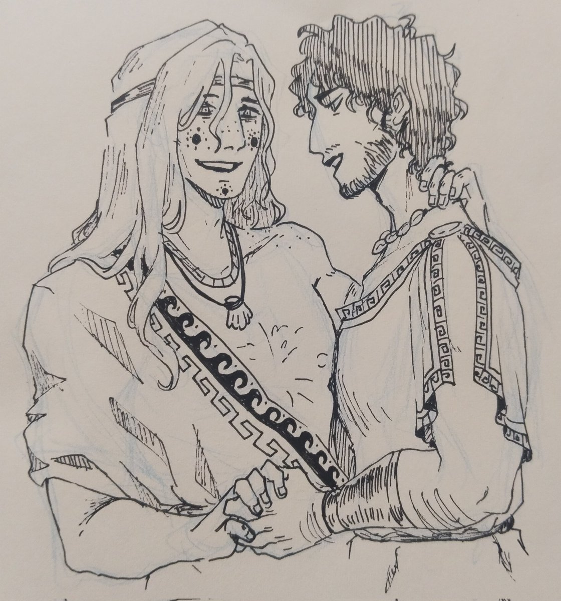 Redraw with the same pen more than a year later