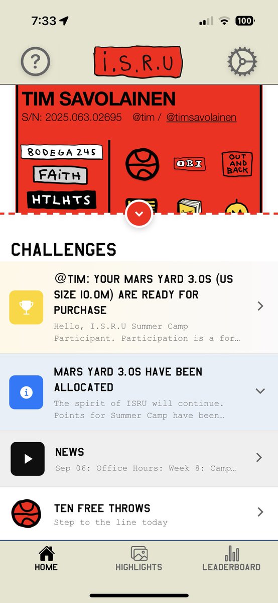 Summer Camp is over 🏕️ 
Prizes being awarded 🏆 
Thanks <a href="/tom_sachs/">Tom Sachs</a> 

The reward for good work is more work.