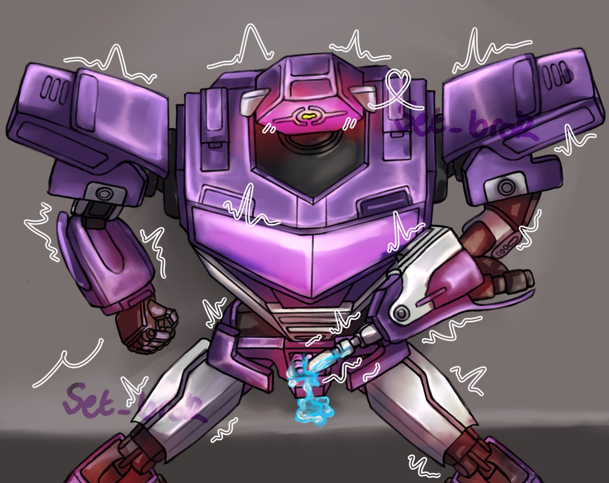 Set_brok's tweet photo. Ik someone else came up with this idea but I cant find their user cause my vpn is currently fucking me up the ass and I cant see any post under #valveplug 
#shockwave #Transformers https://t.co/LroIxsNJji