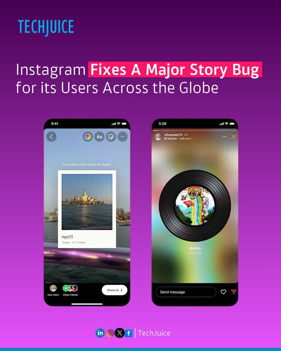 TechJuicePk's tweet image. Instagram has confirmed a bug that reduced the reach of accounts posting multiple Stories per day. Over the past six months, creators noticed lower view counts, sparking concern. 

#InstagramUpdate #AdamMosseri #SocialMedia #InstagramStories #CreatorEconomy