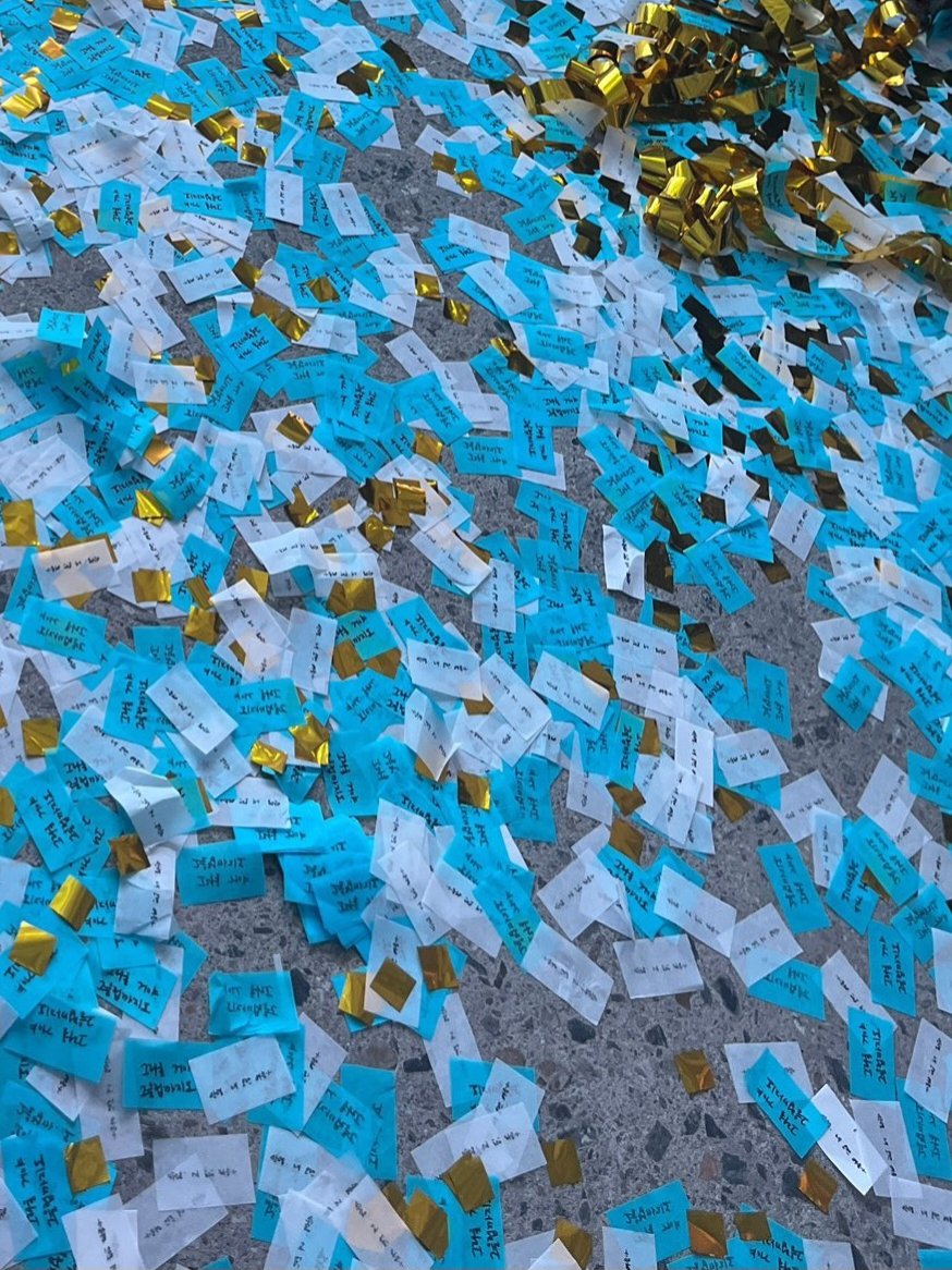 the prettiest confetti this year goes to ... IU fan meet-up 'Bye, Summer' 🌸🥹🩵