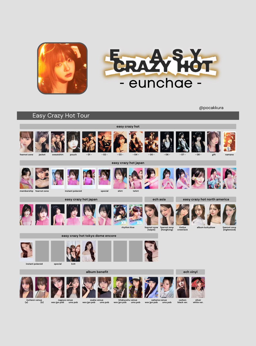 le sserafim <easy crazy hot> template | wishlist [update