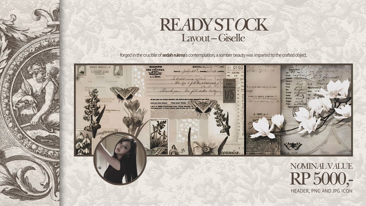 Help rt/repost? Thank you!

Ready-to-go 5 layout - Giselle priced at RP 5,000,-/each includes png and jpg icon. Don’t hesitate to knock my dm if you’re interested.

#zonauang #zonajajan