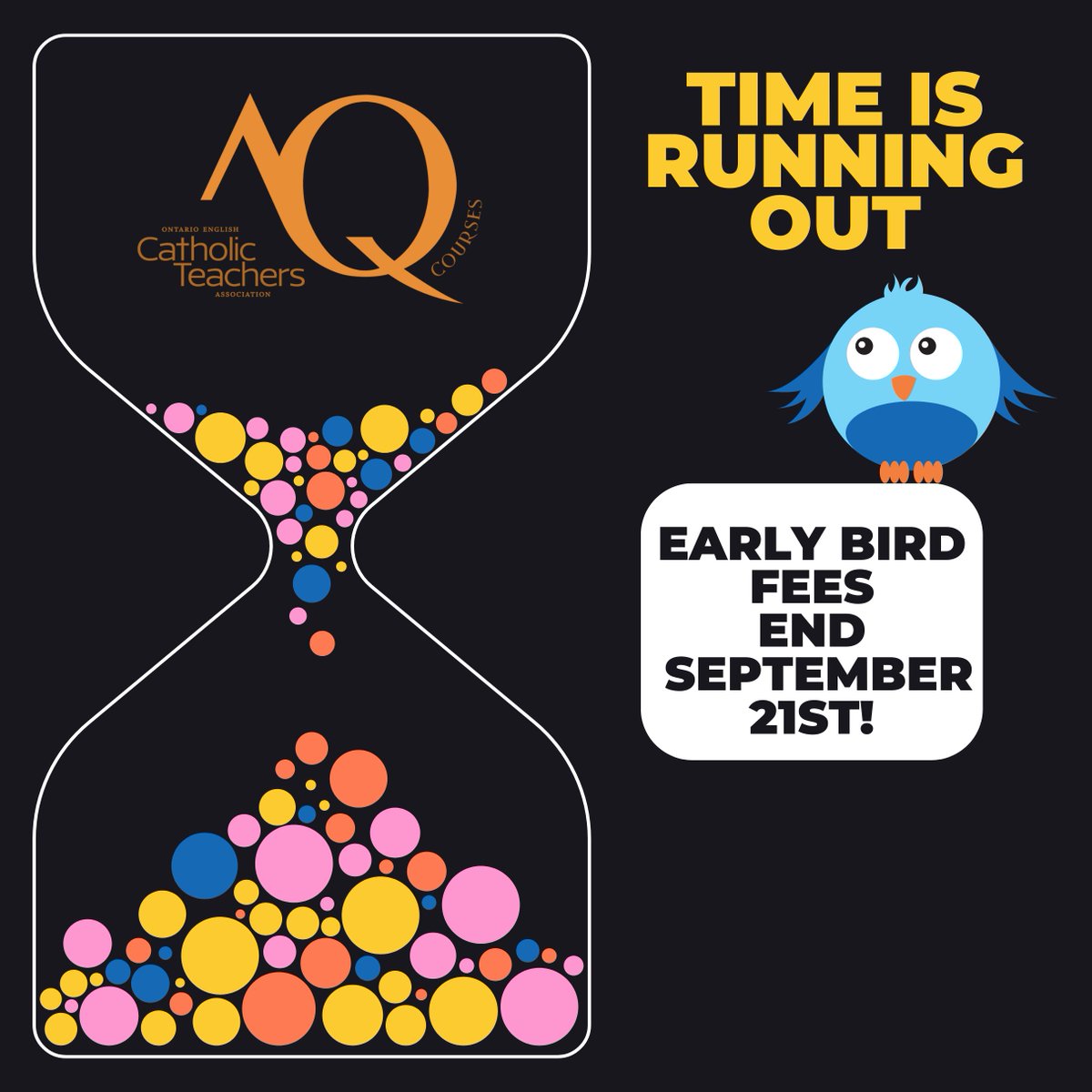 Hey #OntarioTeachers! Perfect day to register for OECTA's AQ's! Find out why we have a 98% approval rating based on over 5000 feedback responses! <a href="/OECTAProv/">Catholic Teachers</a>