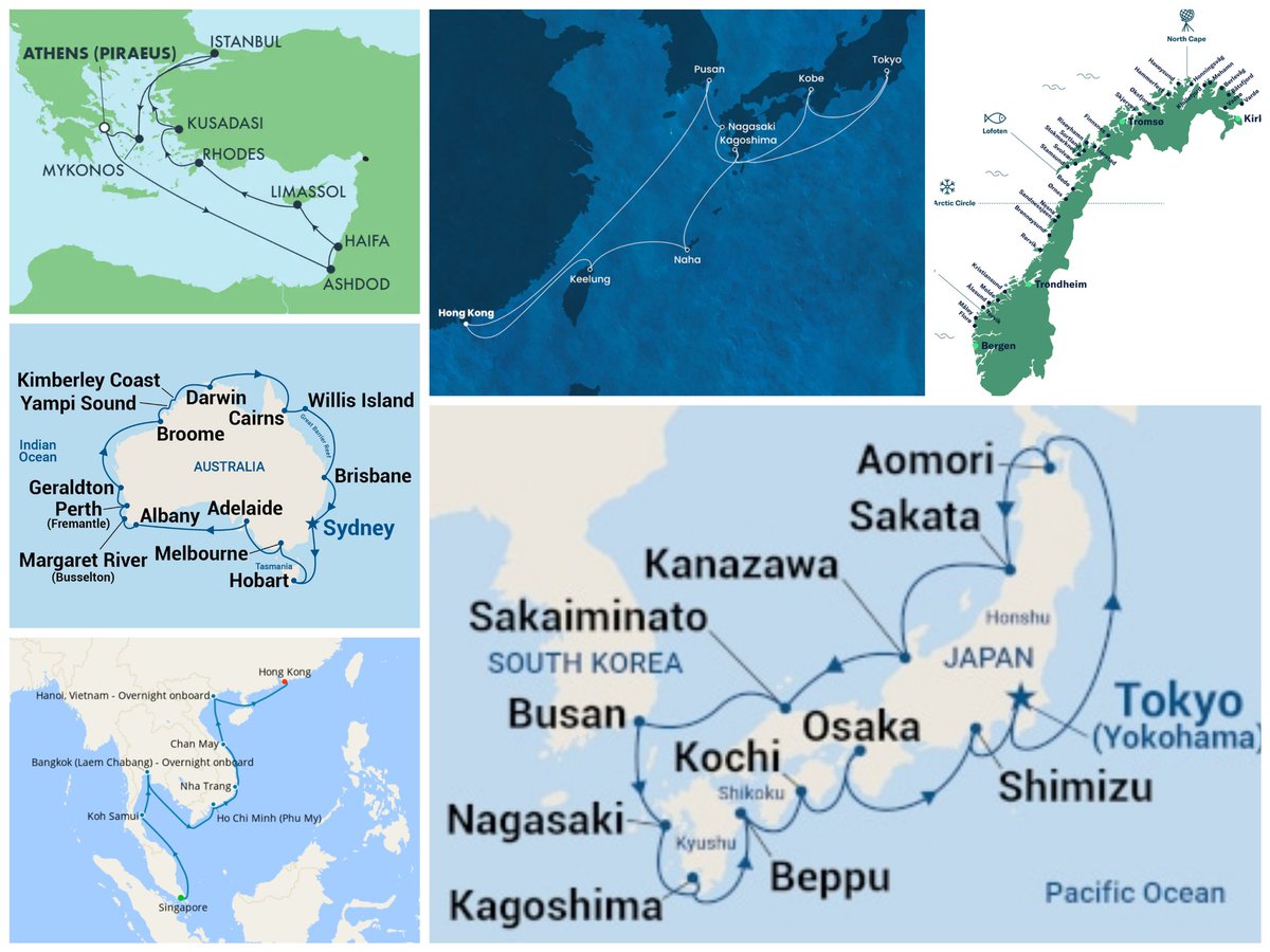 WansbroughsBlog's tweet image. Our last 3 itinerary maps and our next 3 as they are at this point in time.