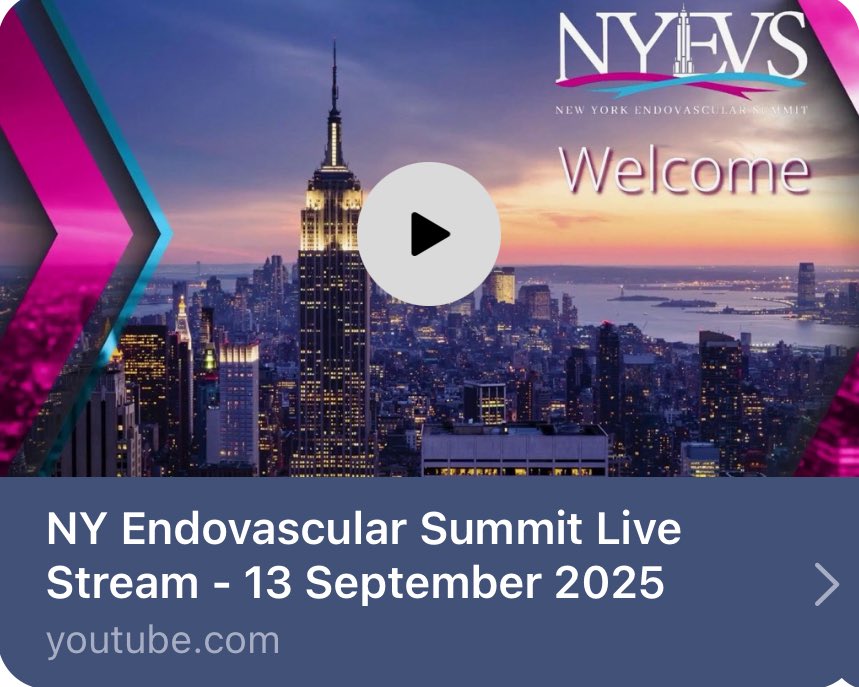 NY Endovascular Summit (@EndovascularNy) / Posts / X