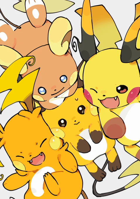 メガライチュウたちにはさまれチュウ…… #PokemonLegendsZA