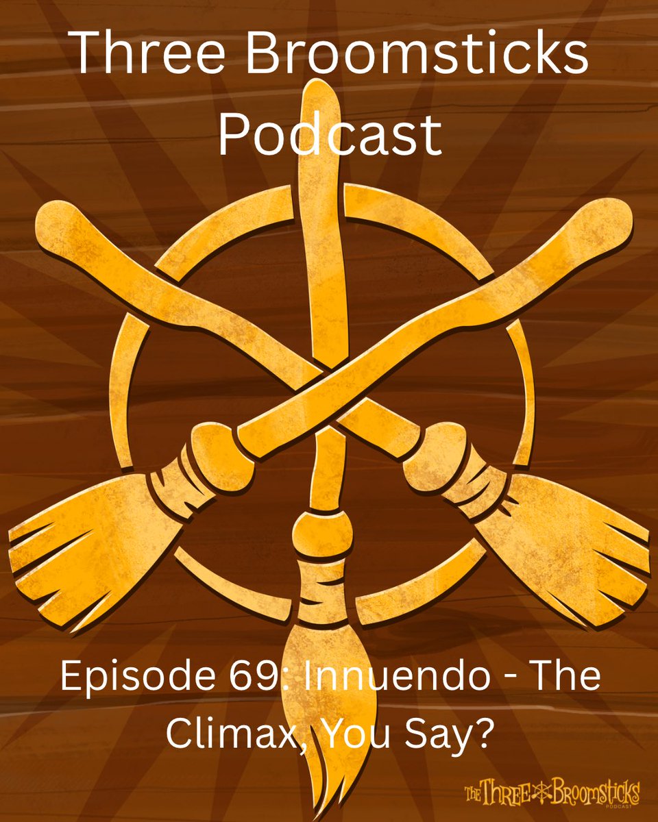 threebroompod's tweet image. Welcome to The Three Broomsticks' most NSFW episode to date, where Irvin, Sierra, Sophia, and a returning special guest, Leah, have the best time combing the #HarryPotter series for the best pick-up lines and innuendo 

Join the Discussion: tinyurl.com/45j8xhj5