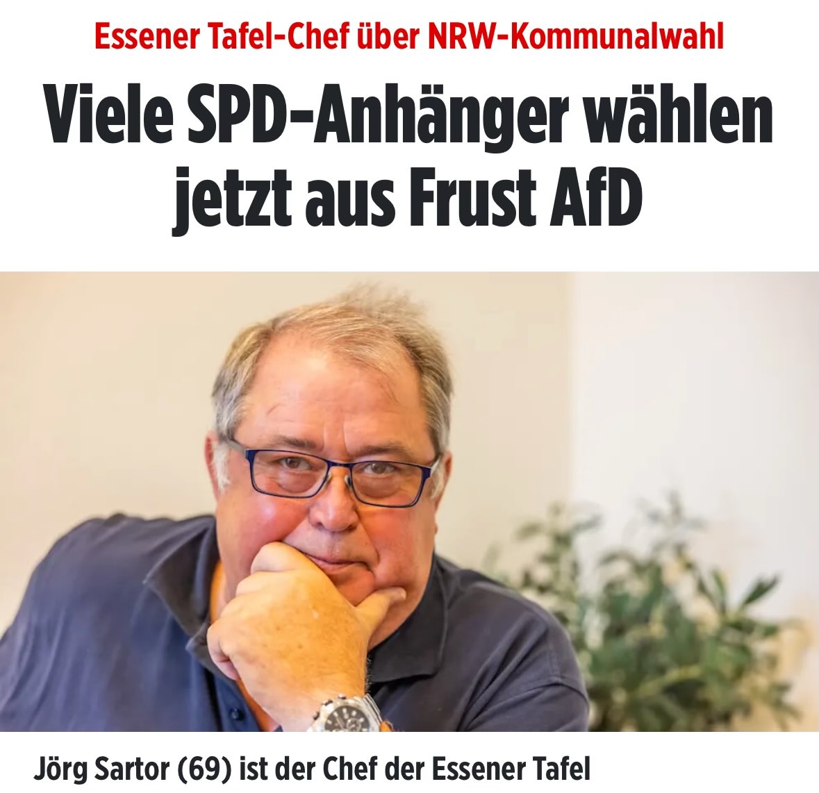 Gute Nachrichten aus NRW 🤩

Die Menschen haben von den deutschlandfeindlichen Altparteien endgültig die Schnauze voll.