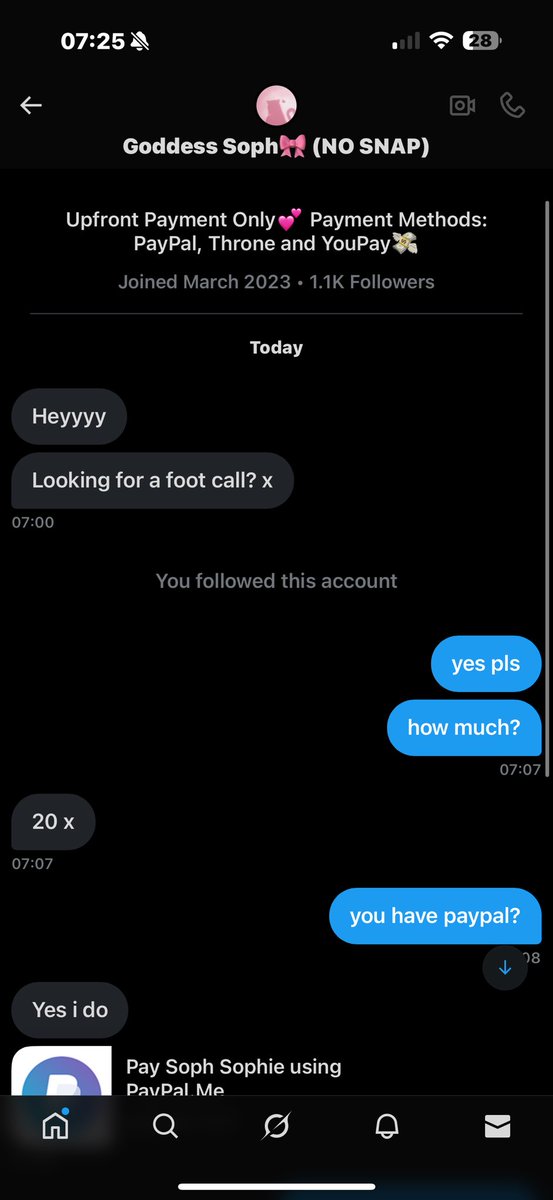 kngdevioussss's tweet image. #buyingcontent #scammer do not buy from @sophh884 took payment then blocked