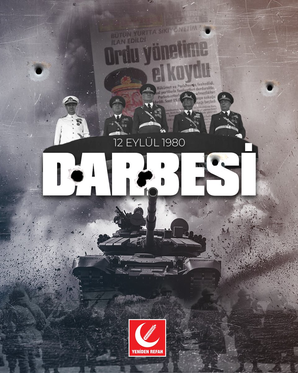 Serhad Özdamar (@ozdamarserhad) on Twitter photo 12 Eylül’de demokrasimize vurulan kara lekeyi unutmadık. Hayatını kaybedenleri rahmetle anıyor, adaletin ve adil düzenin hakim olduğu bir Türkiye için mücadelemizi kararlılıkla sürdürüyoruz. 12 Eylül’de demokrasimize vurulan kara lekeyi unutmadık. Hayatını kaybedenleri rahmetle anıyor, adaletin ve adil düzenin hakim olduğu bir Türkiye için mücadelemizi kararlılıkla sürdürüyoruz.