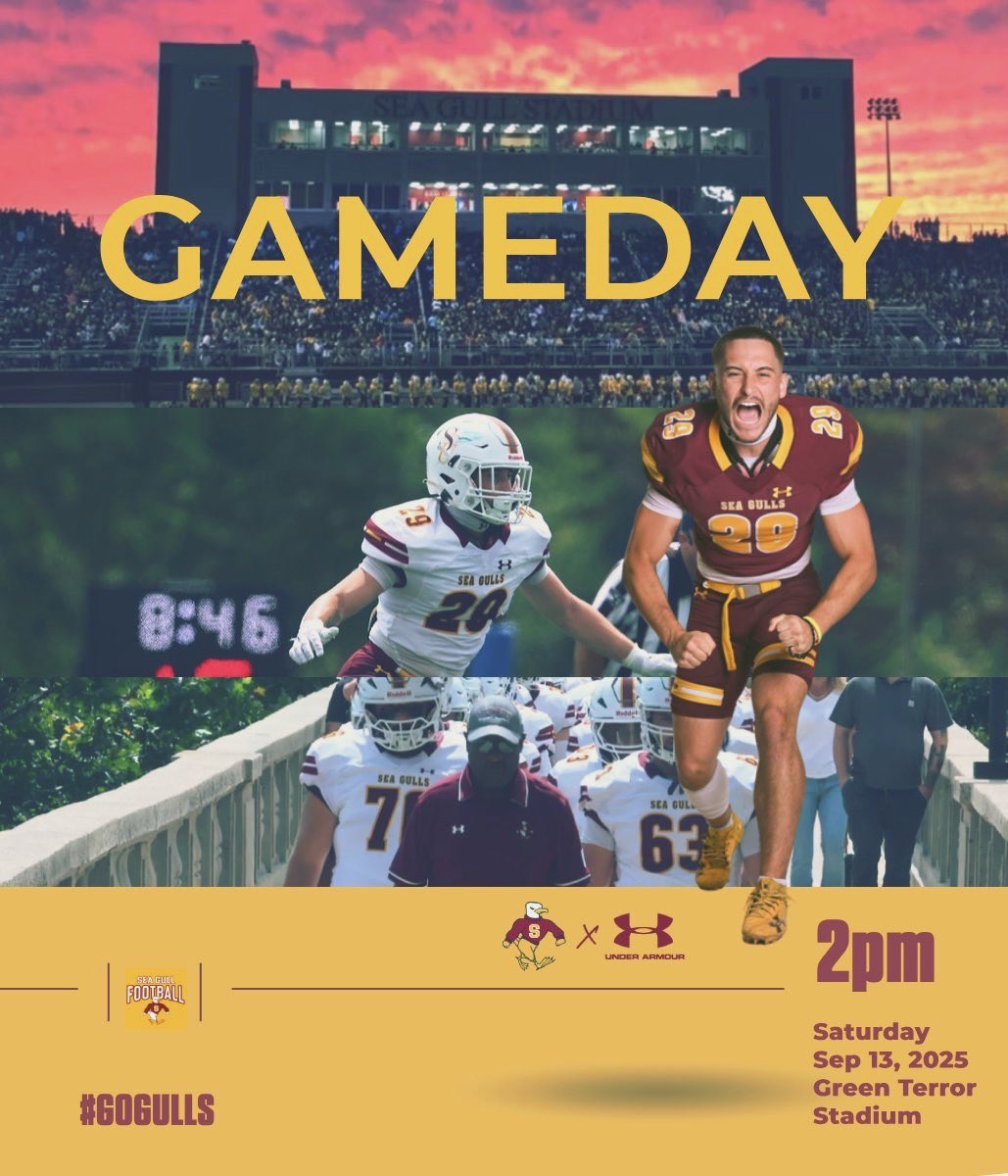 Salisbury University Football (@seagullfootball) on Twitter photo Week 2️⃣ 
Maryland Clash
Salisbury University vs McDaniel
#GoGulls | #Gameday Week 2️⃣ 
Maryland Clash
Salisbury University vs McDaniel
#GoGulls | #Gameday