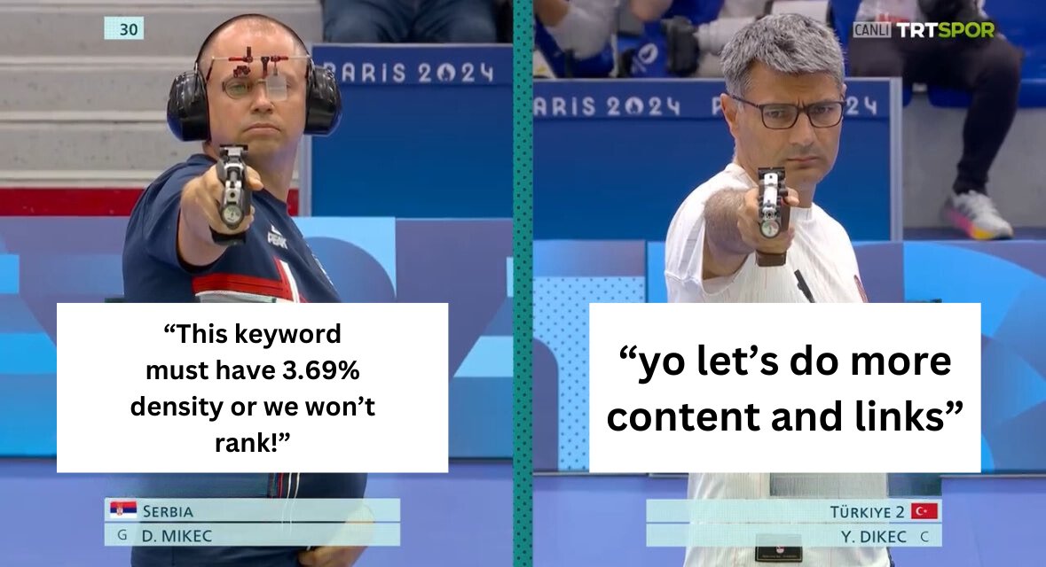 SEO is this simple. A lot of people don't realize that.