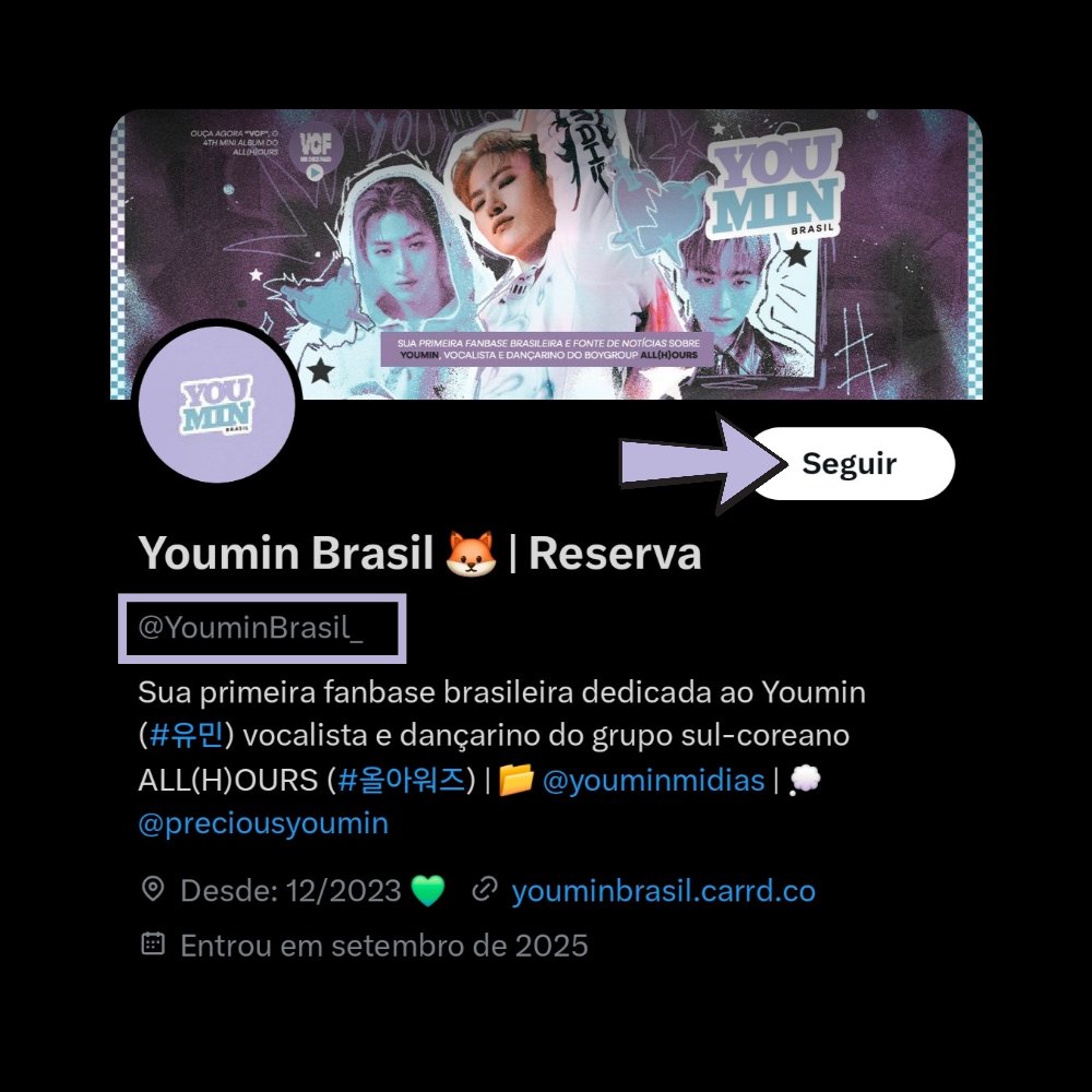 BrasilYoumin's tweet photo. [⚠️] Olá, Min(ut)es! Se vocês verem essa publicação, informamos que as atualizações desta conta estarão pausadas por um tempinho, a conta está com algumas limitações, como "restrição de sugestão de pesquisa", ou seja, nosso @ não aparece nas sugestões quando pesquisado e nossas # também não estão sendo exibidas nas pesquisas, o que dificulta que nossas publicações cheguem até vocês 🥲😭

Então, por conta do comeback, as atualizações serão realizadas na conta reserva! ⤵️

[ @YouminBrasil_ ]

Sigam a nova conta e por favor, não deixem de seguir essa nossa conta principal! Caso ocorra algum problema aqui, já teremos a reserva, e se vocês puderem nos ajudar, marquem bastante o nosso @ 👉 @BrasilYoumin 👈 nesse post e em outros posts também, isso pode auxiliar para que a conta volte ao normal mais rapidamente!!! 🥹🙏

Agradecemos pela compreensão e pelo apoio de sempre! 💙