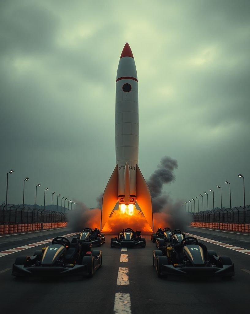 When the stakes are this high, you don’t just race… you launch. Let’s make that billion happen! 💰#RaceToABillion