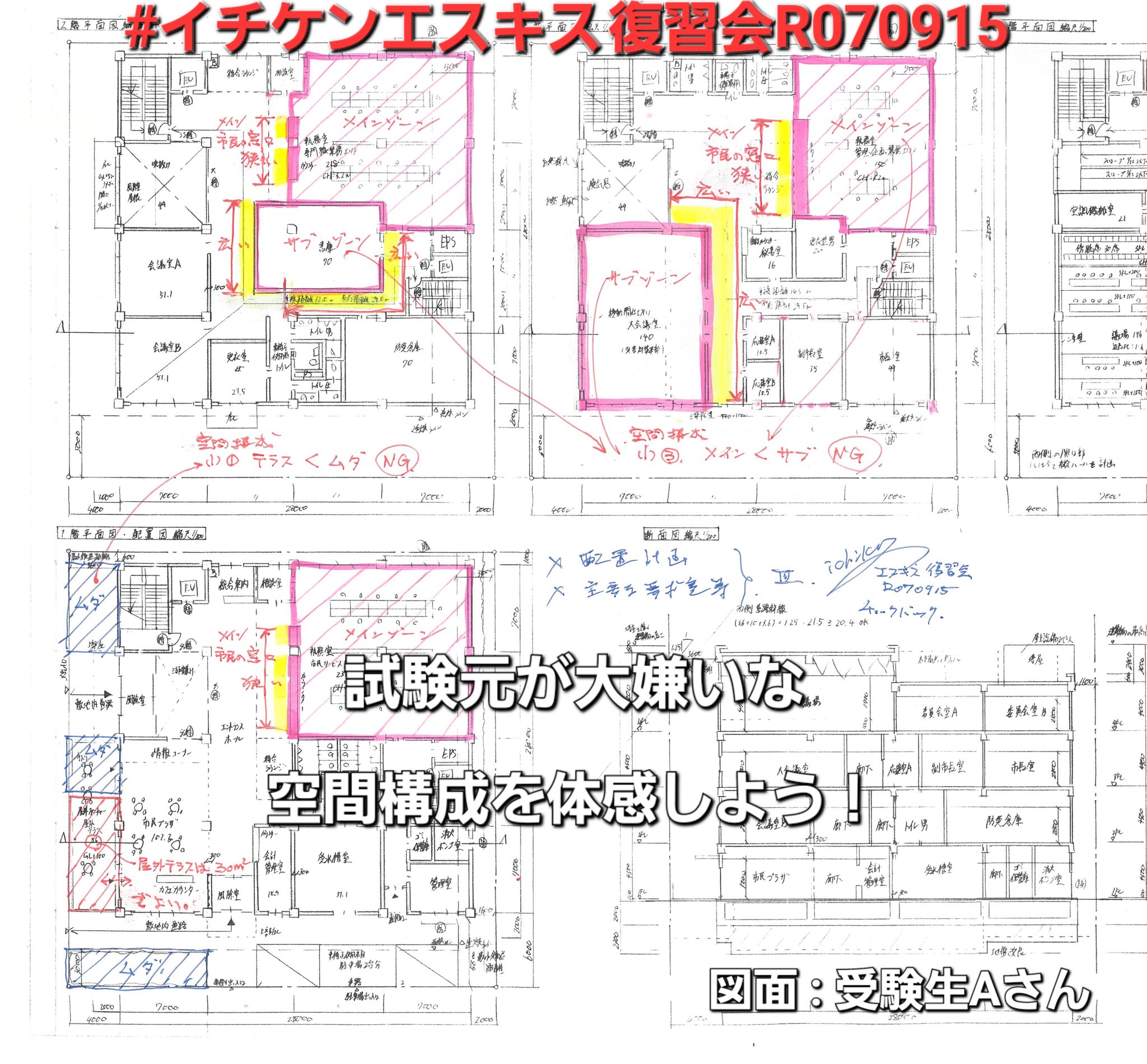 イチケン🟥 𝕏 (雷神Ver.7.0) 令和7年 一級建築士試験 ｢設計