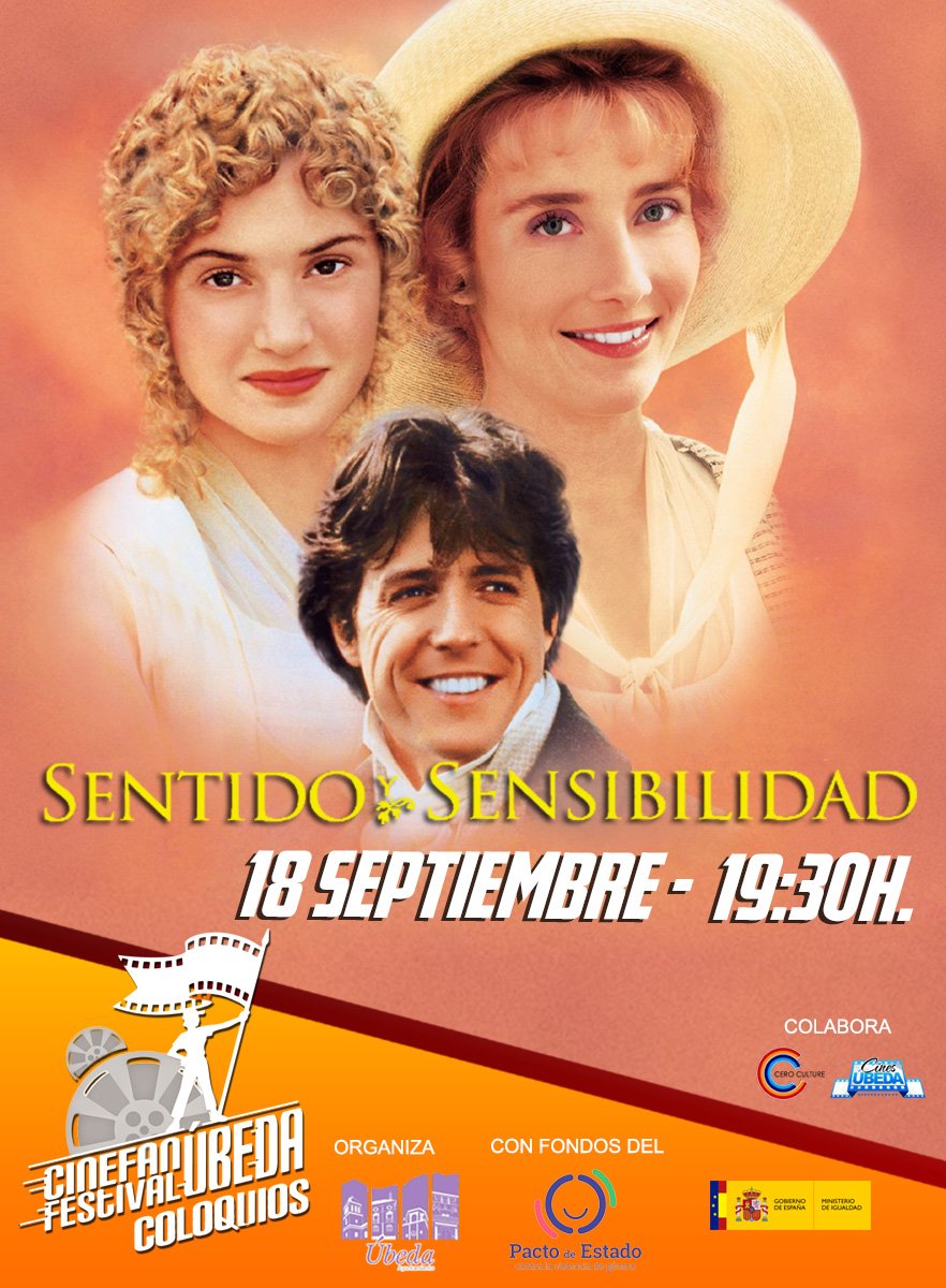 🎬“Sentido y sensibilidad” continúa el ciclo de cine dedicado a Jane Austen.

🎟️La película se proyectará el próximo jueves 18 de septiembre a las 19:30 en Multicines Úbeda.

➕ Información pinchando en el enlace.

#cinefanfestival #cinefan 

cinefanfestivalubeda.blogspot.com/2025/09/sentid…