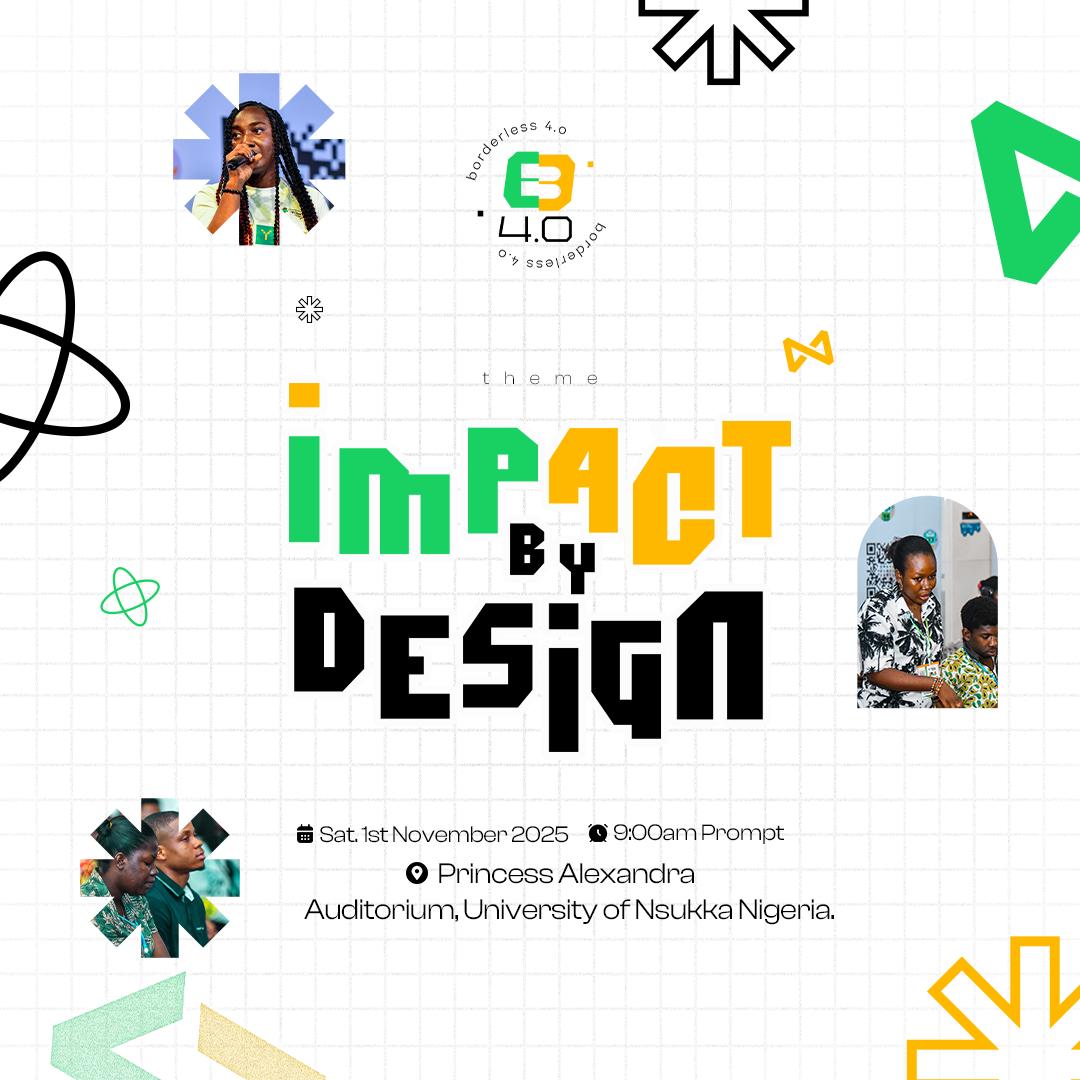 Borderless_Ph's tweet image. Borderless is back for its 4th edition  This time live from UNN, Nsukka!
We at Borderless Tech Club UNIPORT will be hosting our own Watch Party 🎥✨

Come connect, learn, and vibe with the community as history unfolds.
Register here👇👇👇👇
luma.com/xxg9lpvg