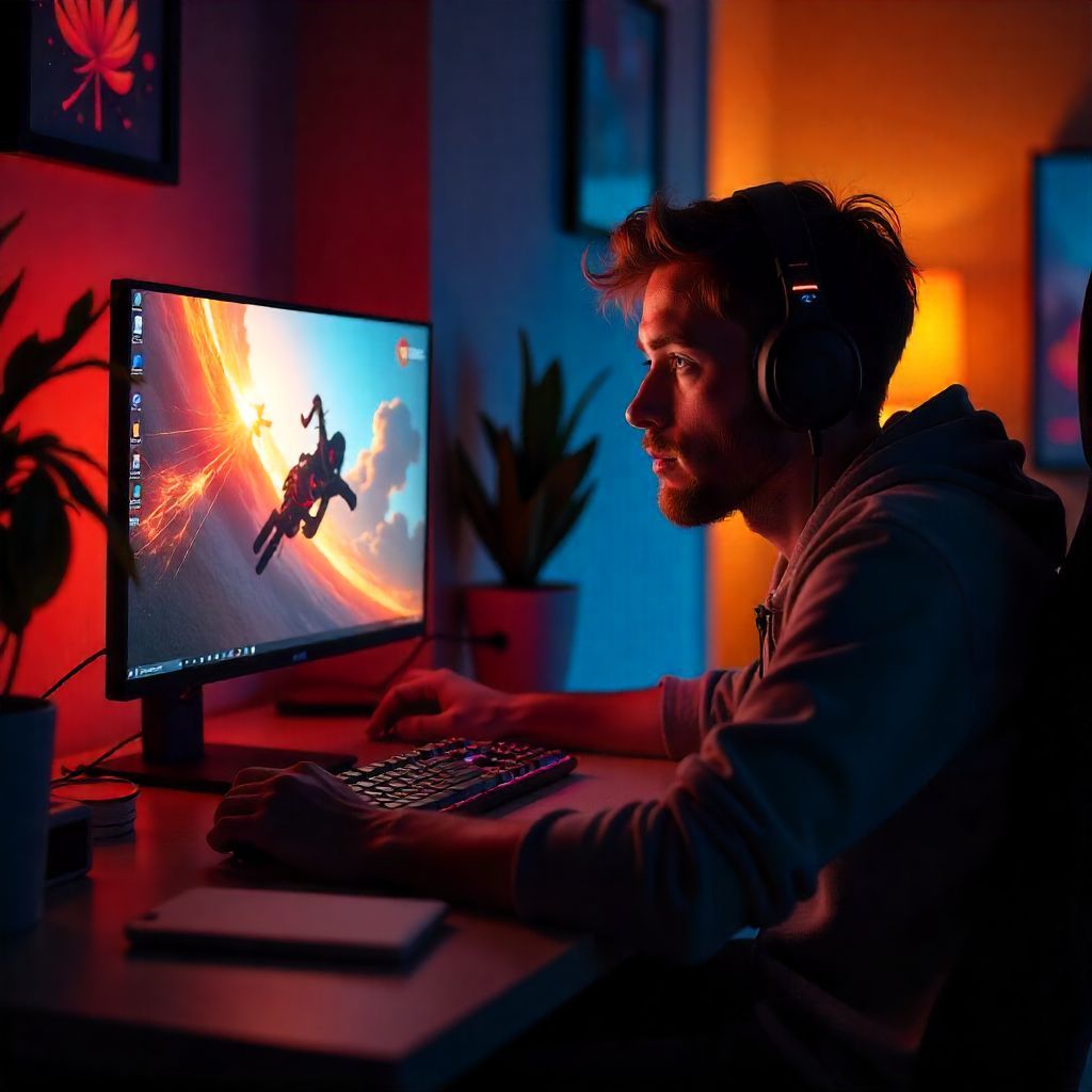ITGameTech's tweet image. Gear tip: AI lights sync with cloud gaming—favorite colors anyone!? #TechGear #CloudGaming #AIGaming #LightingTips