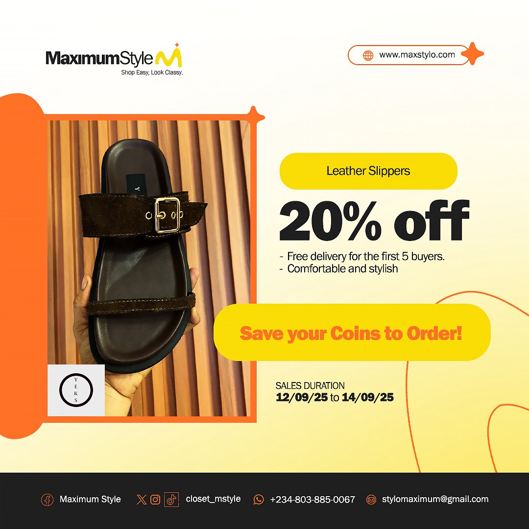 closet_mstyle's tweet image. #MaximumStyle #Sales #FashionDeals #StyleOnABudget #TomorrowIsTheDay #discount  #hildabaci