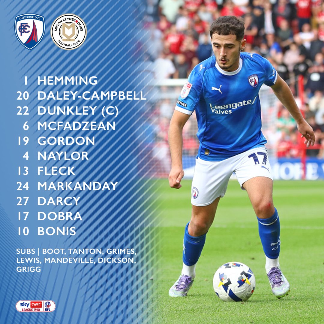 Chesterfield FC tweet media