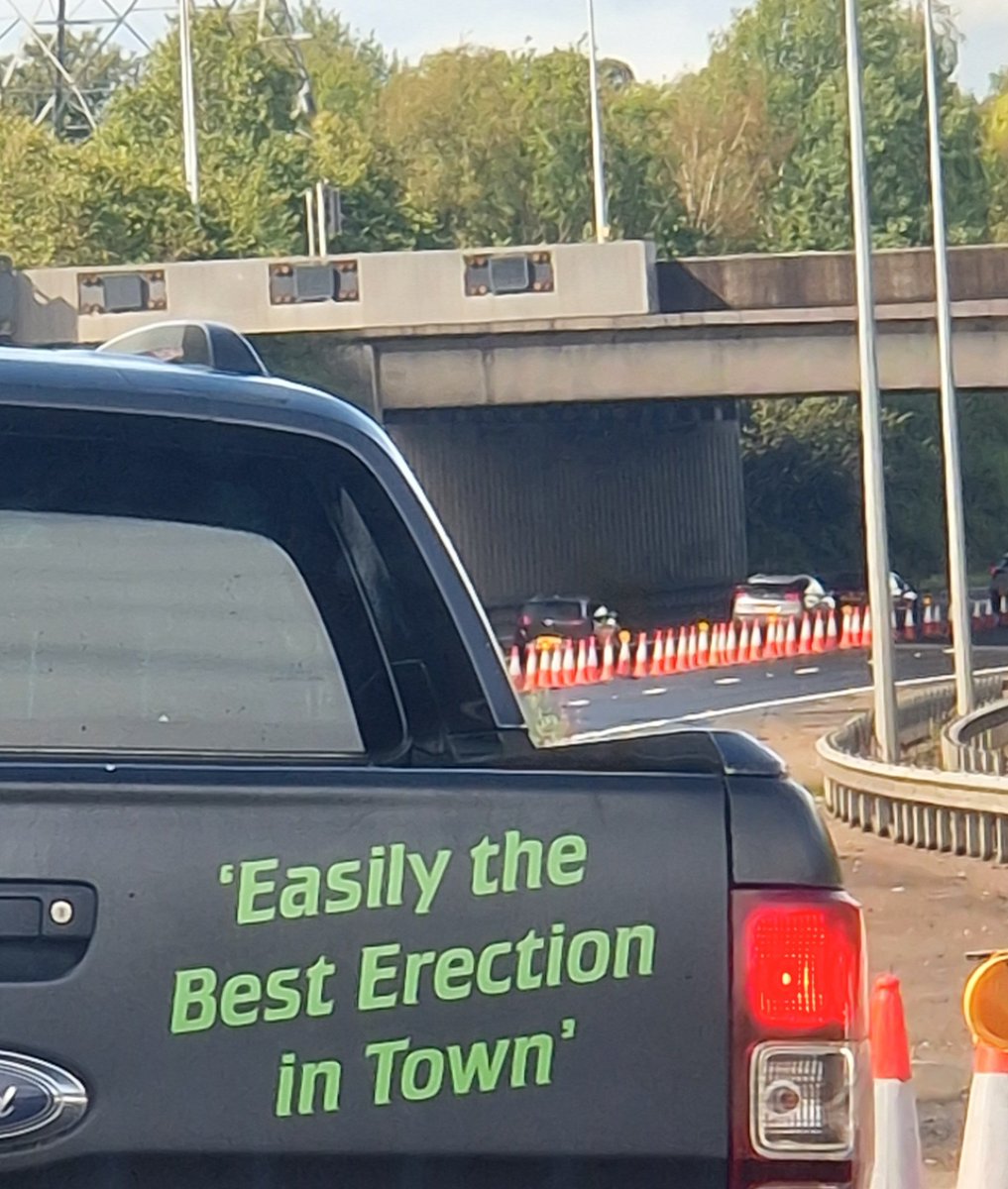 SamTongeWriter's tweet photo. Stuck on the motorway, but every cloud...
😅
#scaffoldingcompany https://t.co/cSEO5NPxiC