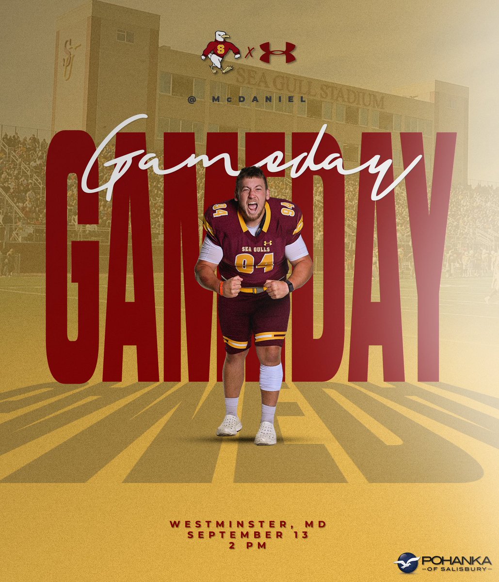 Salisbury Athletics (@suseagulls) on Twitter photo FB: No. 8 <a href="/SeaGullFootball/">Salisbury University Football</a> back on the road to take on McDaniel! 
📺: centennialconference.tv/McDanielColleg…
📊: mcdanielathletics.com/sidearmstats/f…
#GoGulls | #d3fb FB: No. 8 <a href="/SeaGullFootball/">Salisbury University Football</a> back on the road to take on McDaniel! 
📺: centennialconference.tv/McDanielColleg…
📊: mcdanielathletics.com/sidearmstats/f…
#GoGulls | #d3fb