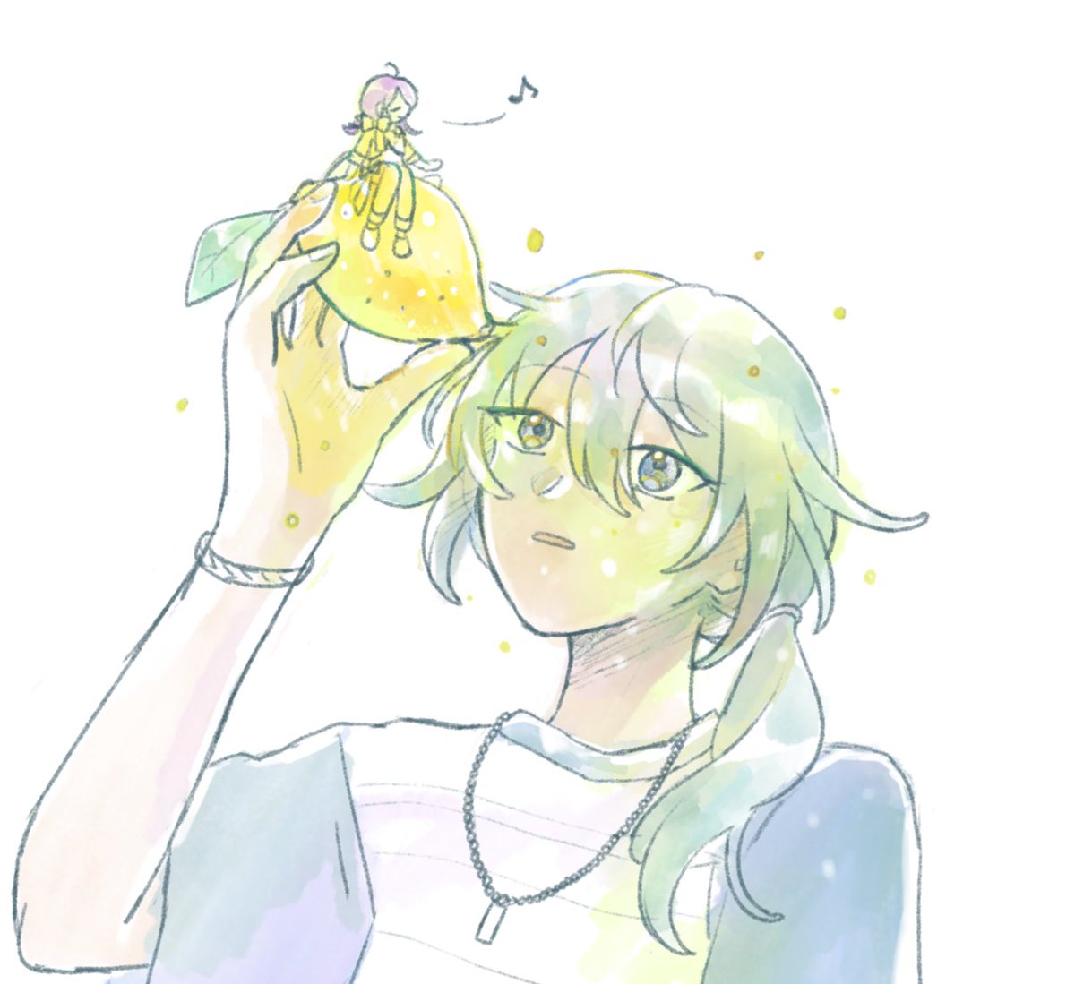 いつかのらくがきに少し色つけた🍋
ニキマヨ