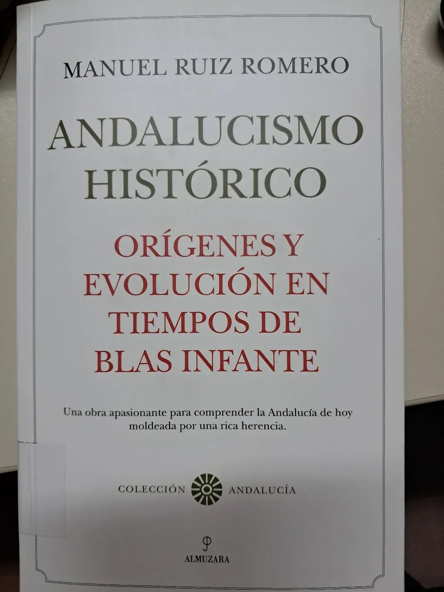 Orgulloso de una obra 
que es compendio actualizado y pedagógico de lo que es el #AndalucismoHistorico. 

Un recurso para #andalucistas y docentes, militantes o historiadores.

Para #andaluces y andaluzas.

Lejos de tópicos y equívocos

¿ la conoces ?
🏁
<a href="/AlmuzaraLibros/">Almuzaralibros</a>
✅️