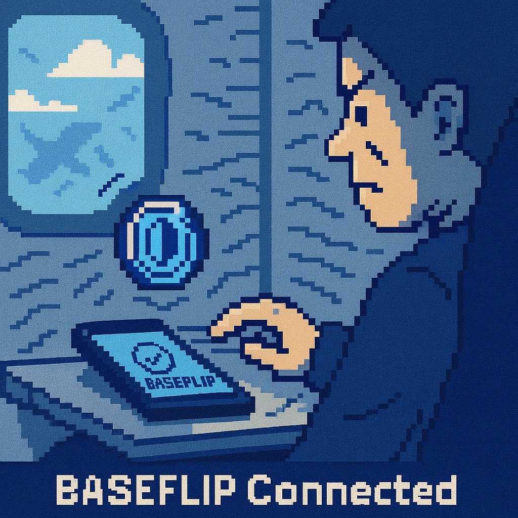 Plane shook.
WiFi held.
The flip landed heads.
That’s the real travel blessing.
#BaseFlip

Baseflip.io