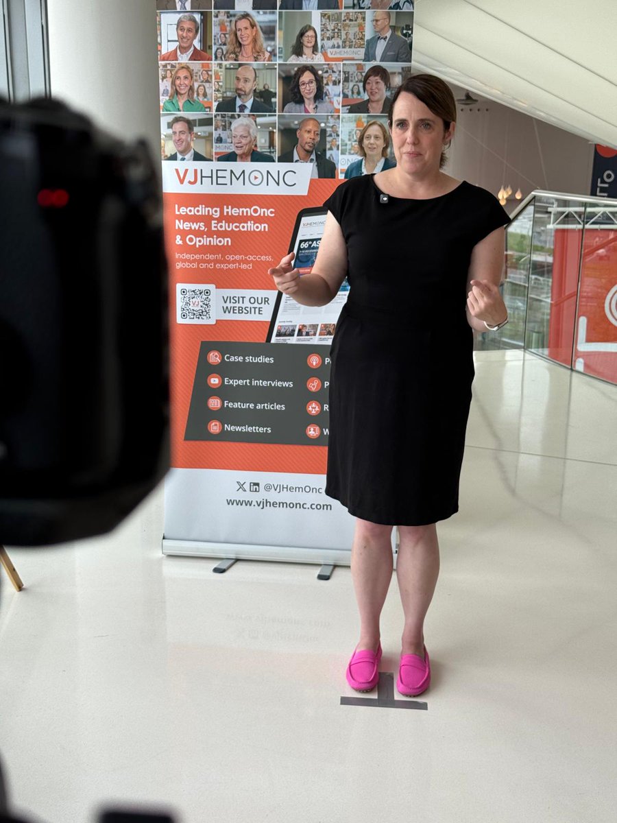 VJHemOnc (@vjhemonc) on Twitter photo 🎥 Earlier today, <a href="/KerryARogersMD/">Kerry Rogers</a> of <a href="/OSUHematology/">Ohio State Hematology</a> provided valuable insight into her talk at #iwCLL2025 on targeting surface antigens in CLL. Dr Rogers also discussed the management of double-refractory disease.🩸
Keep an eye out on our site for the full interview soon! 🎥 Earlier today, <a href="/KerryARogersMD/">Kerry Rogers</a> of <a href="/OSUHematology/">Ohio State Hematology</a> provided valuable insight into her talk at #iwCLL2025 on targeting surface antigens in CLL. Dr Rogers also discussed the management of double-refractory disease.🩸
Keep an eye out on our site for the full interview soon!