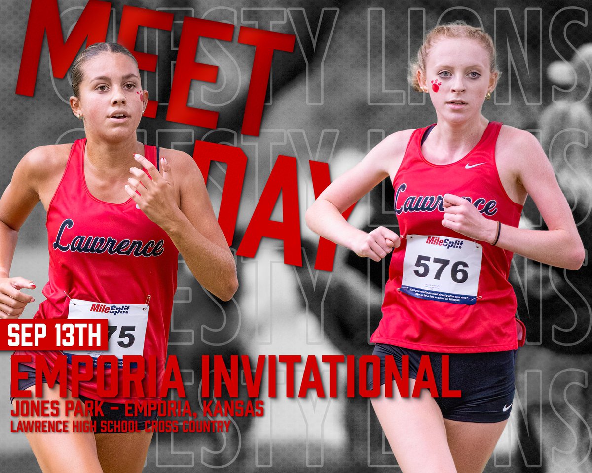 Emporia Invitational!! We are ready!
First races kick off at 9:00 AM. 

LIVE results: milesplit.live/meets/697613

#chestyculture 💪🦁