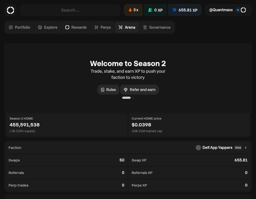 heyo chat, I’m sitting on 650+ XP &amp; joined defi app yappers faction in <a href="/defidotapp/">Defi App 🎩</a> Degen Arena, but gotta ask should I dip out and join a top-10 faction for max bonuses?

what do you think?

and what XP target should I hit before the s2 arena?
