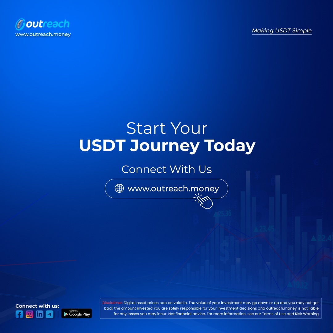 OutreachMoney's tweet photo. At Outreach, every step we take is powered by the trust, support &amp; growth of our amazing community 🌍💙.
Your commitment fuels our journey and inspires us to go higher ⛰️🚀.

#OutreachMoney #CryptoCommunity #MilestoneCelebration #CryptoGrowth #USDT #MakingUSDSimple https://t.co/DkUKqTdmhM