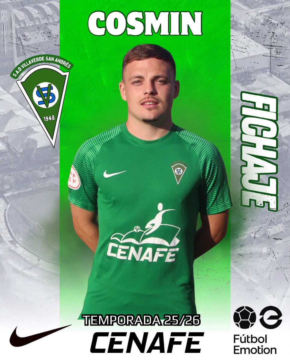 FICHAJE 📣💚

Nueva incorporación para el lateral zurdo de 𝗘𝗟 𝗕𝗢𝗧𝗧𝗜 , Cosmin llega con ganas e ilusión y para aportar trabajo en esta nueva temporada 

#elbotti #vamosbotti💚 #cosminfichado #3rfef #elbarriohumildadesfuerzo #rffm