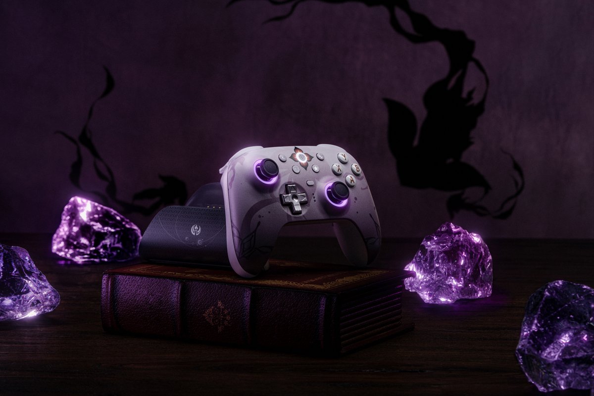 長夜月モデルの『崩壊：スターレイル』コラボコントローラー「8BitDo