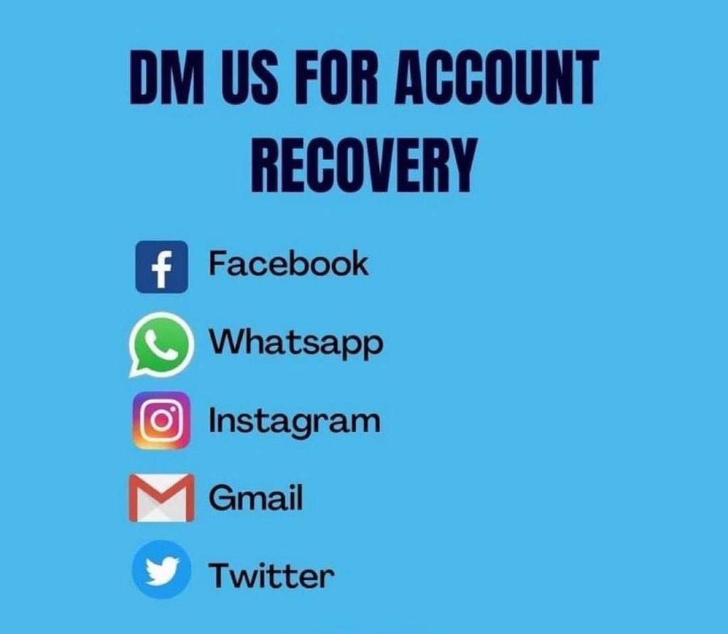 pery_ward's tweet image. Hacking is easy
DM to Recover or Hack accounts and missing phones
#gmailhack
#gmaildown #hacked #Hacking #hackaccount #icloud #facebookdown #imessage #ransomware #snapchat #snapchatsupport #snapchatleak #banned #discord #crypto #recovery #XboxShare #roblox #ss06 #locked #deleted