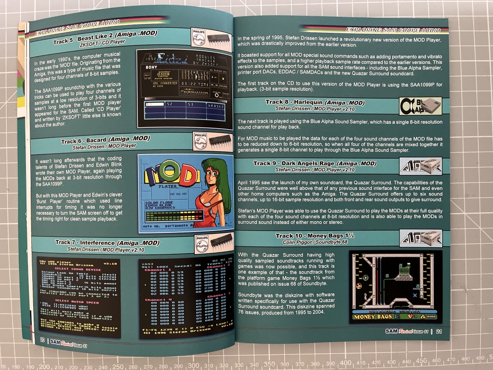 QuazarSamCoupe's tweet photo. For anyone interested in #ComputerAudio &amp; #Chiptune I've set free UK delivery on the revamped issue 11 of SAM Revival magazine this weekend.
https://t.co/ZdjIwMnYON
Focusing purely on sound on the #SAMCoupe computer, with its SAA1099P soundchip and expansions. Includes Audio CD. https://t.co/3B7hA8gTWv