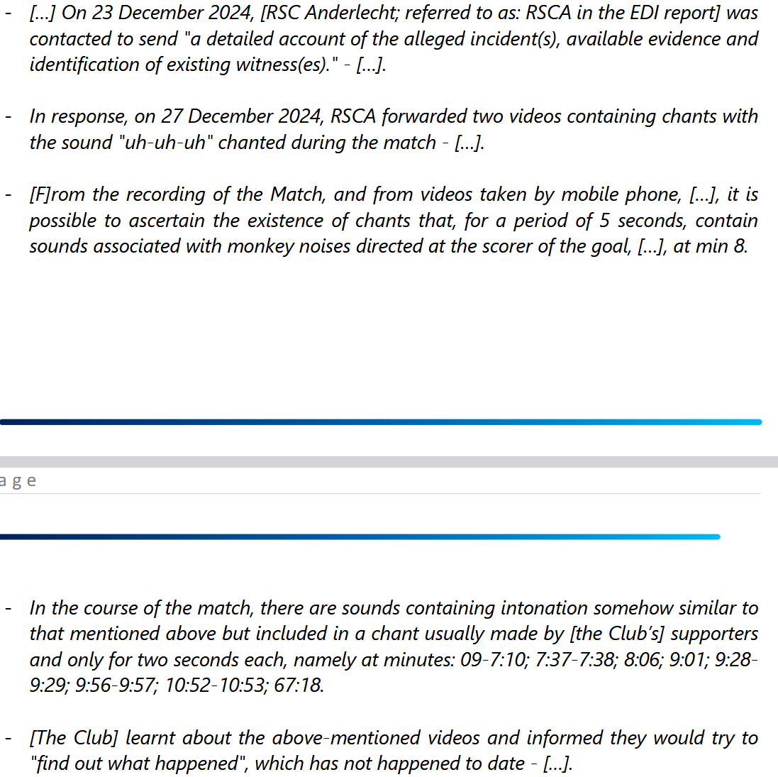 Co se stalo na zápase s Andrlechtem?

<a href="/UEFA/">UEFA</a> uveřejnila rozhodnutí, kterým <a href="/slaviaofficial/">SK Slavia Praha</a> uzavřela část <a href="/TRIBUNA_SEVER/">Tribuna Sever</a> na první zápas Ligy mistrů: