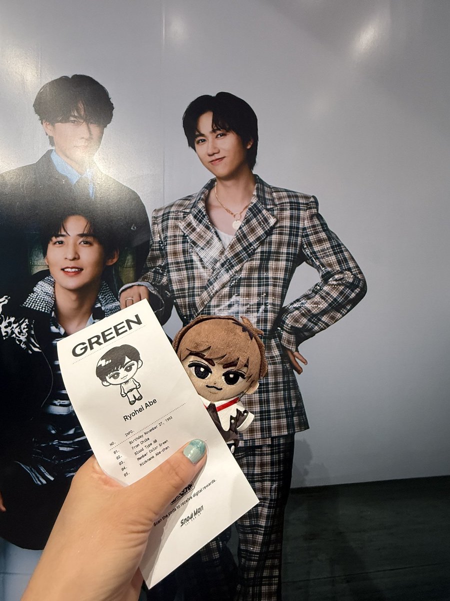 SnowMan POP UP STOREスタッフさんもとても優しくて、ゆっくりと