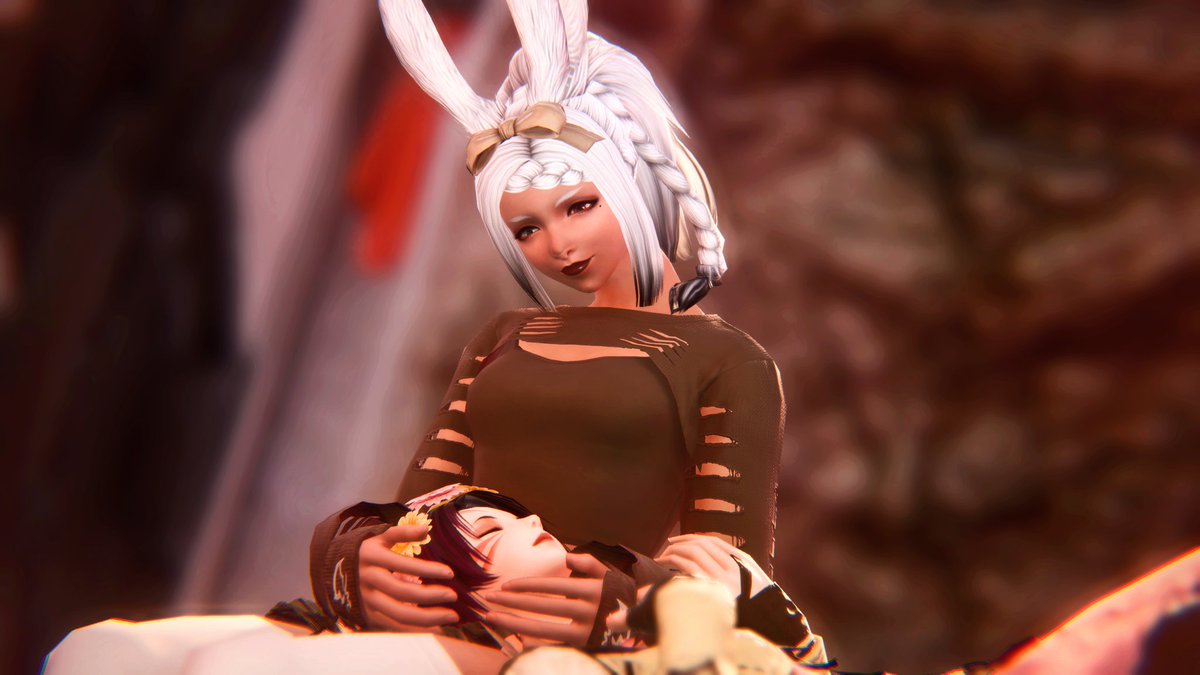 _kelloggg's tweet image. Hold me, console me, and then I'll leave without a trace.

#FFXIV #GPOSER #Viera