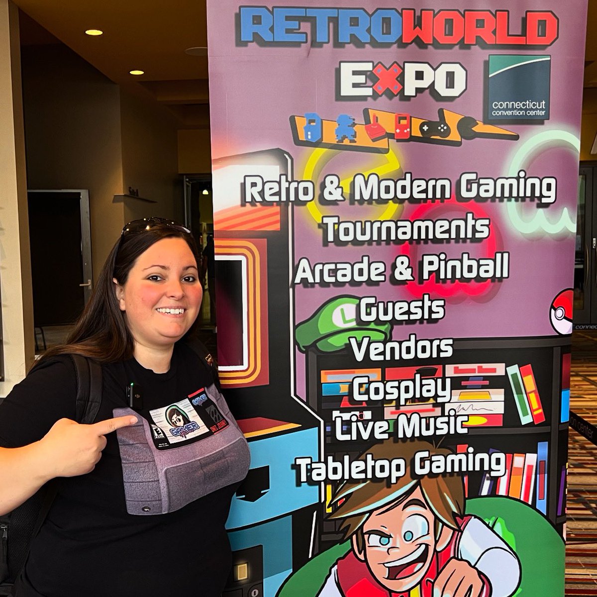 Pumped for <a href="/RetroWorldExpo/">Retro World Expo</a> ! Cant wait to see all of the fun stuff happening today! #videogames #games #retroworldexpo #retrogaming #nintendo #xbox #playstation #sega #gamerahmer
