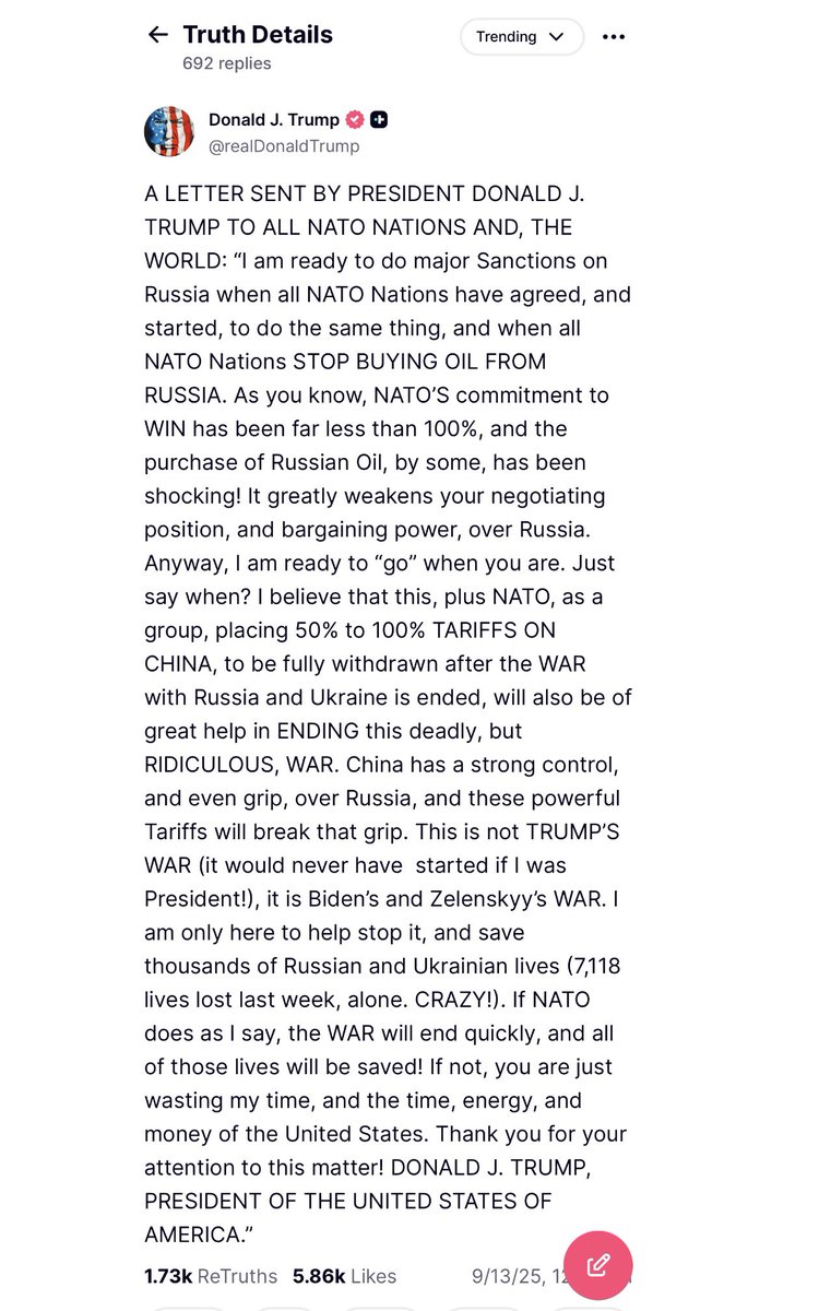 “Biden’s and Zelensky’s war.” Definitely not Putin’s.