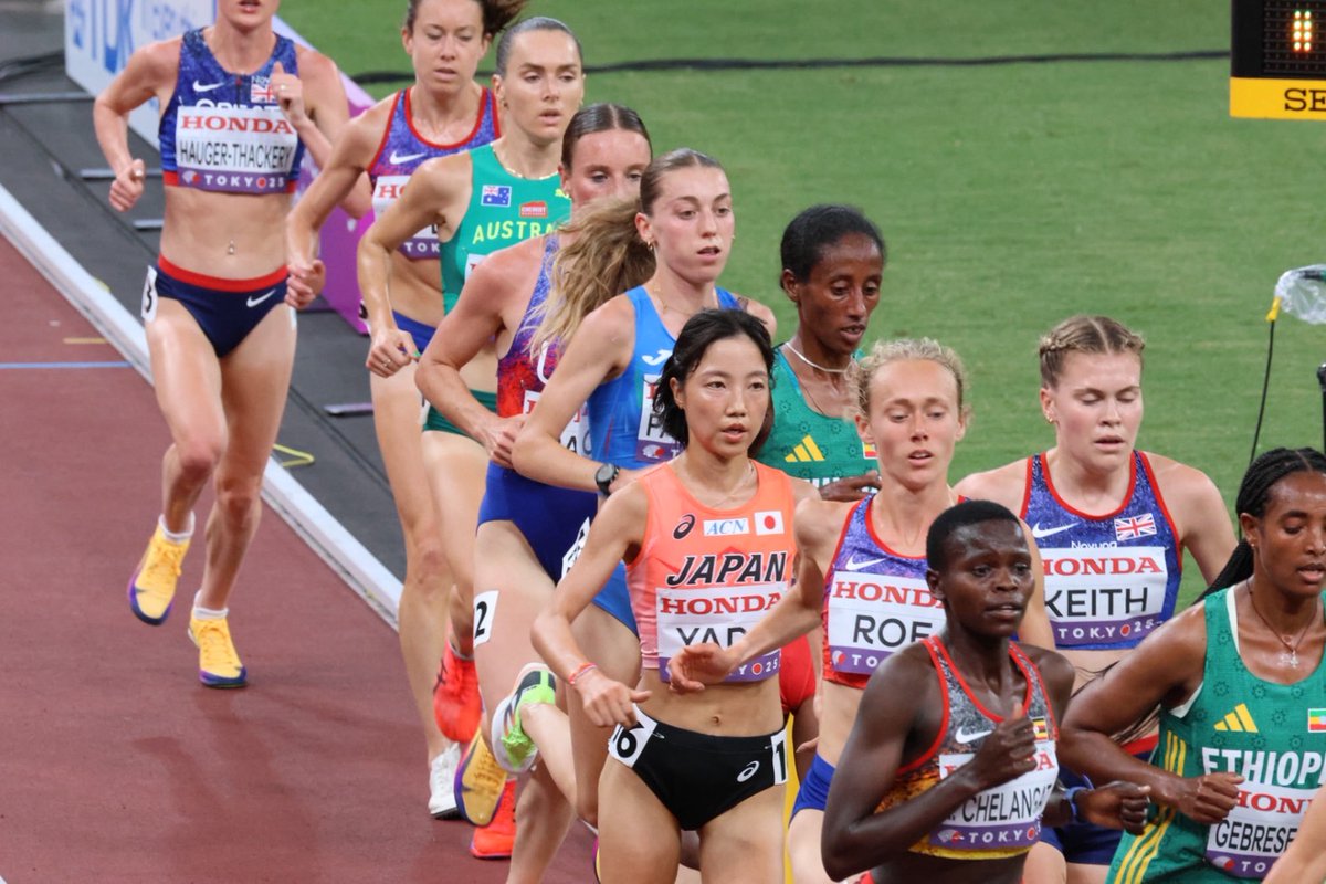 東京2025世界陸上】 ✨女子10000m決勝 ＼ 4800mを通過しました。 先頭